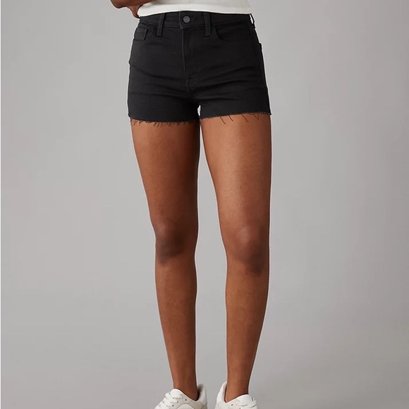 AE American Eagle next level high waisted denim short, size 2 - Picture 6 of 8